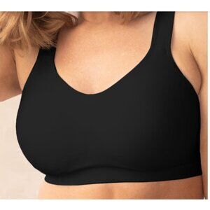 True Kind Daily Comfort Wireless Shaper Bra‎ Women's 3XL Black NWT 0039